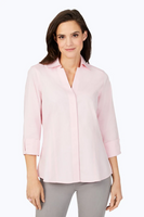 Taylor 3/4 Sleeve Blouse - Pink