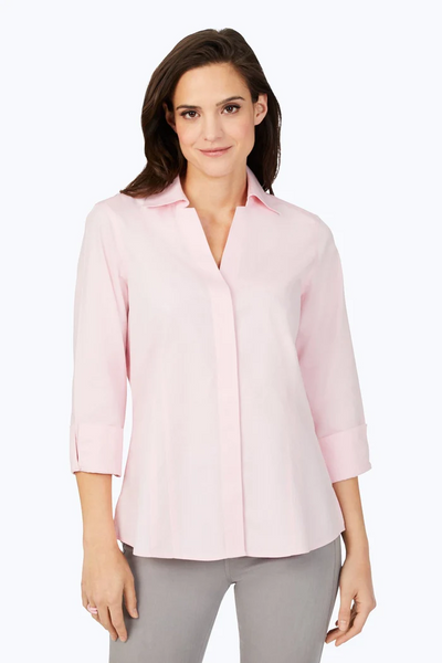 Taylor 3/4 Sleeve Blouse - Pink