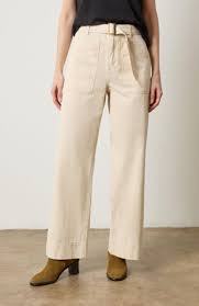 Slant Pocket Twill Pant - Eggshell
