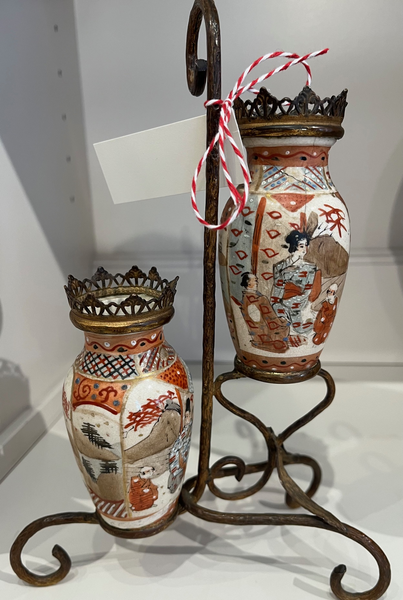 Satsuma Double Vase