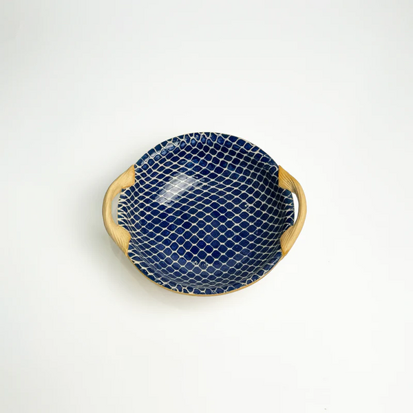 Vegetable Bowl w/Handles - Cobalt