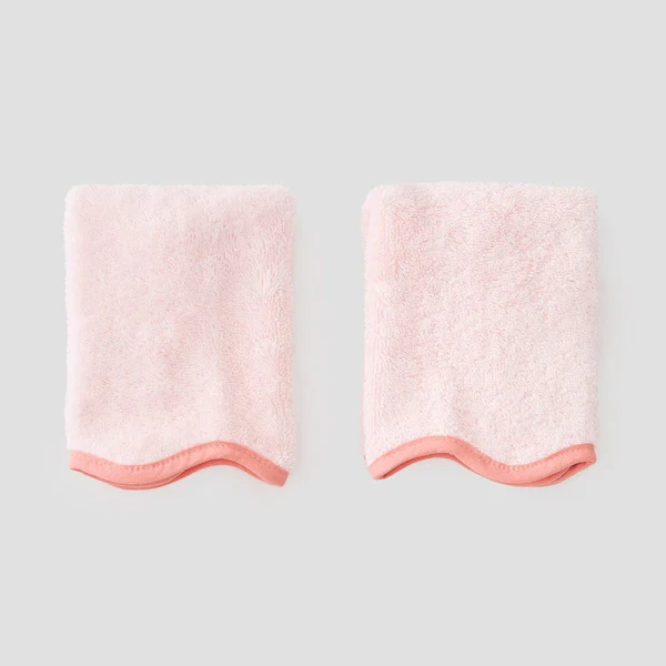 Pair Washcloths - Pink