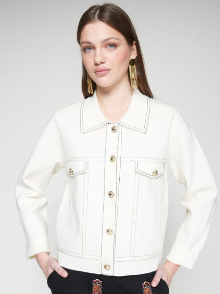 Knit Jacket - Ecru