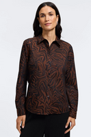 Hampton Shirt - Brown Zebra