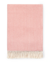 SFERRA Celine Throw Blanket in Salmon