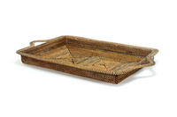 Rectangular Wicker Tray