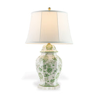 Braganza Hex Lamp Green