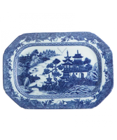 Blue Canton Cookie Plate