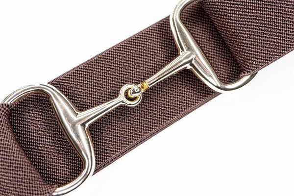 Ellany Brown Gold Snaffle Belt