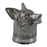 Pewter Jigger - Fox Head