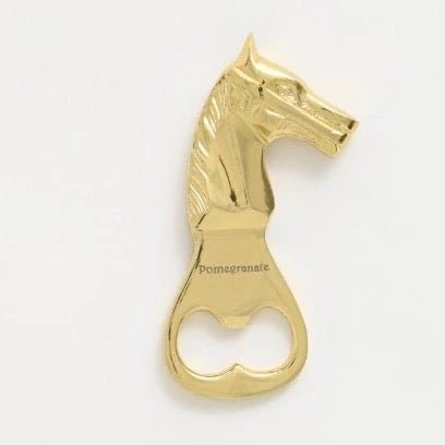 Brass Bottle Opener with Horse Head