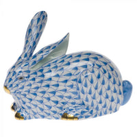 Lying Rabbit in Blue