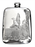 English Pewter Mallard Duck 6oz Flask