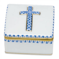 Prayer Box in Blue or Raspberry