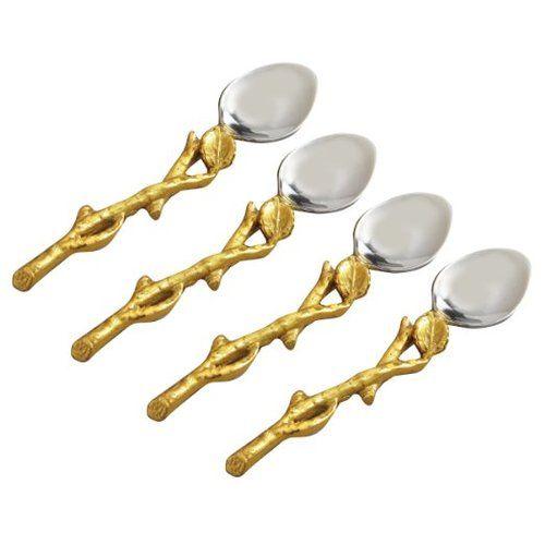 Golden Vine Spoons Set of 4