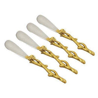 Golden Vine Spreaders Set of 4