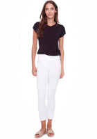 Petal-Slit Pants - White